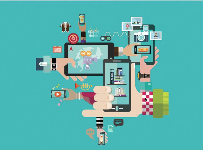 Alteración digital de Asia: e, m y s -commerce