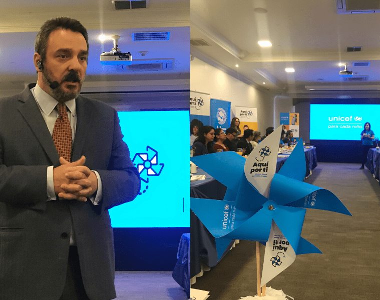 Aquí por ti: la campaña de UNICEF con Karla Kanora y Daniel Betancourth