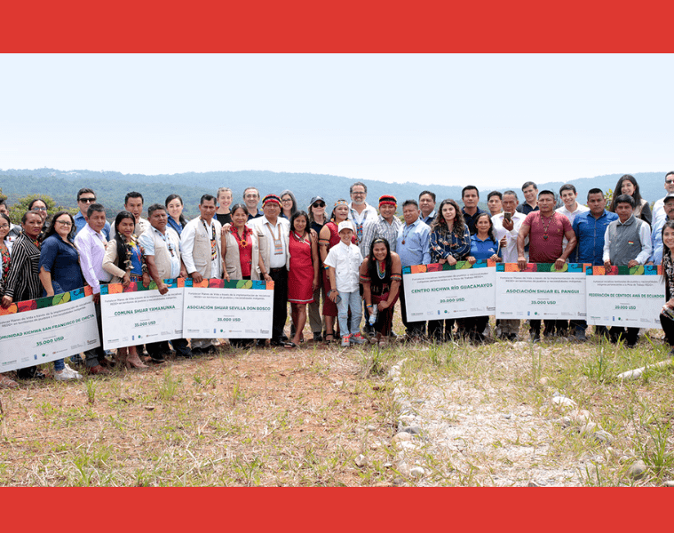 Entrega de 235 mil dólares a proyectos de pueblos y nacionalidades Indígenas y Comunidades Locales del Ecuador