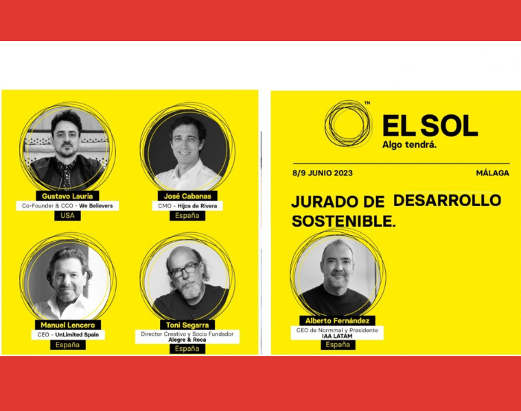 El Sol, Festival Iberoamericano de la Comunicación Publicitaria anuncia Jurado de Desarrollo Sostenible
