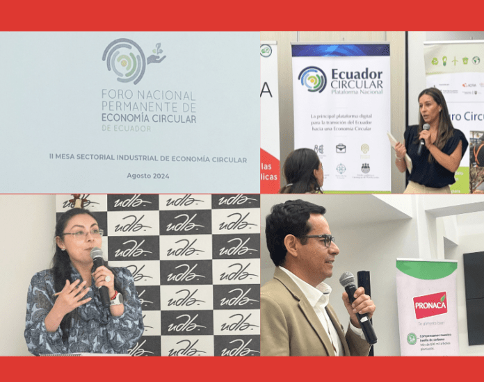 Segunda Mesa Sectorial Industrial: Un paso más hacia una economía circular en Ecuador.