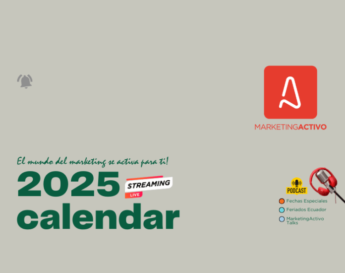Calendario 2025 Feriados Ecuador Calendario 2025 para tu planning en MarketingActivo te regalamos calendario con días especiales y feriados